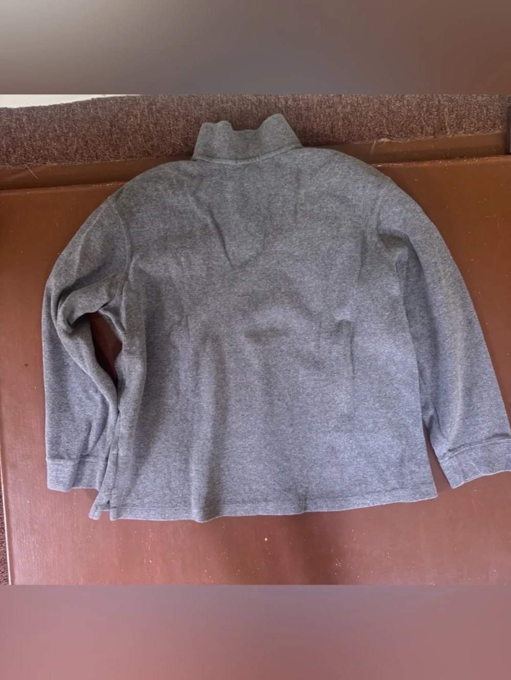 Polo by Ralph Lauren Gray Quarter -Zip Pullover Sweater - Men’s XXL - Picture 2 of 7